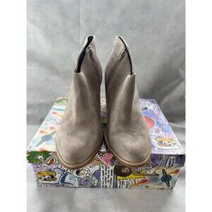Jeffrey Campbell Kamet 2 Boots Ankle Booties Womens 11 Taupe Leather Shoes NWB